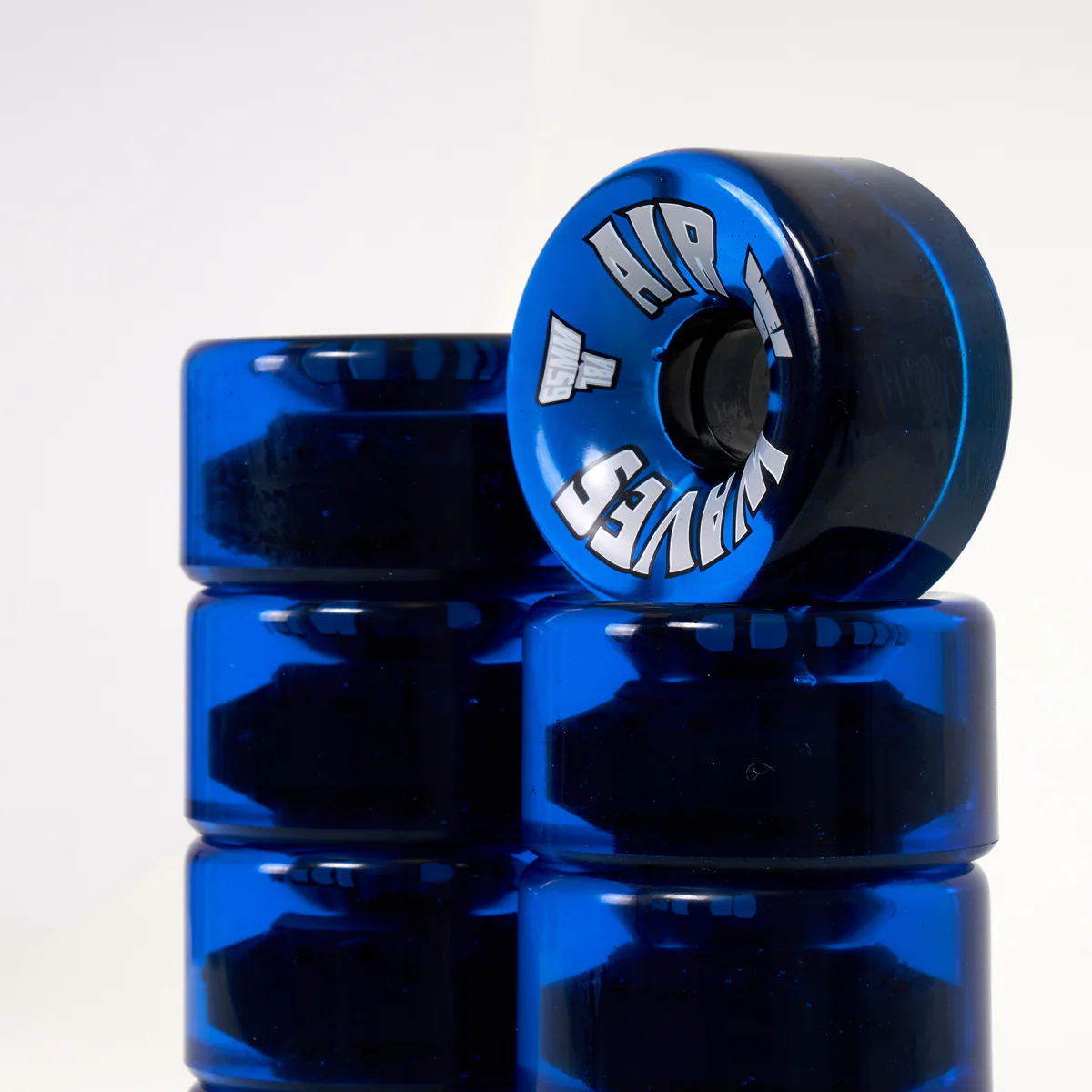 Airwaves 65mm/78a Wheels - Clear Blue - Image 3