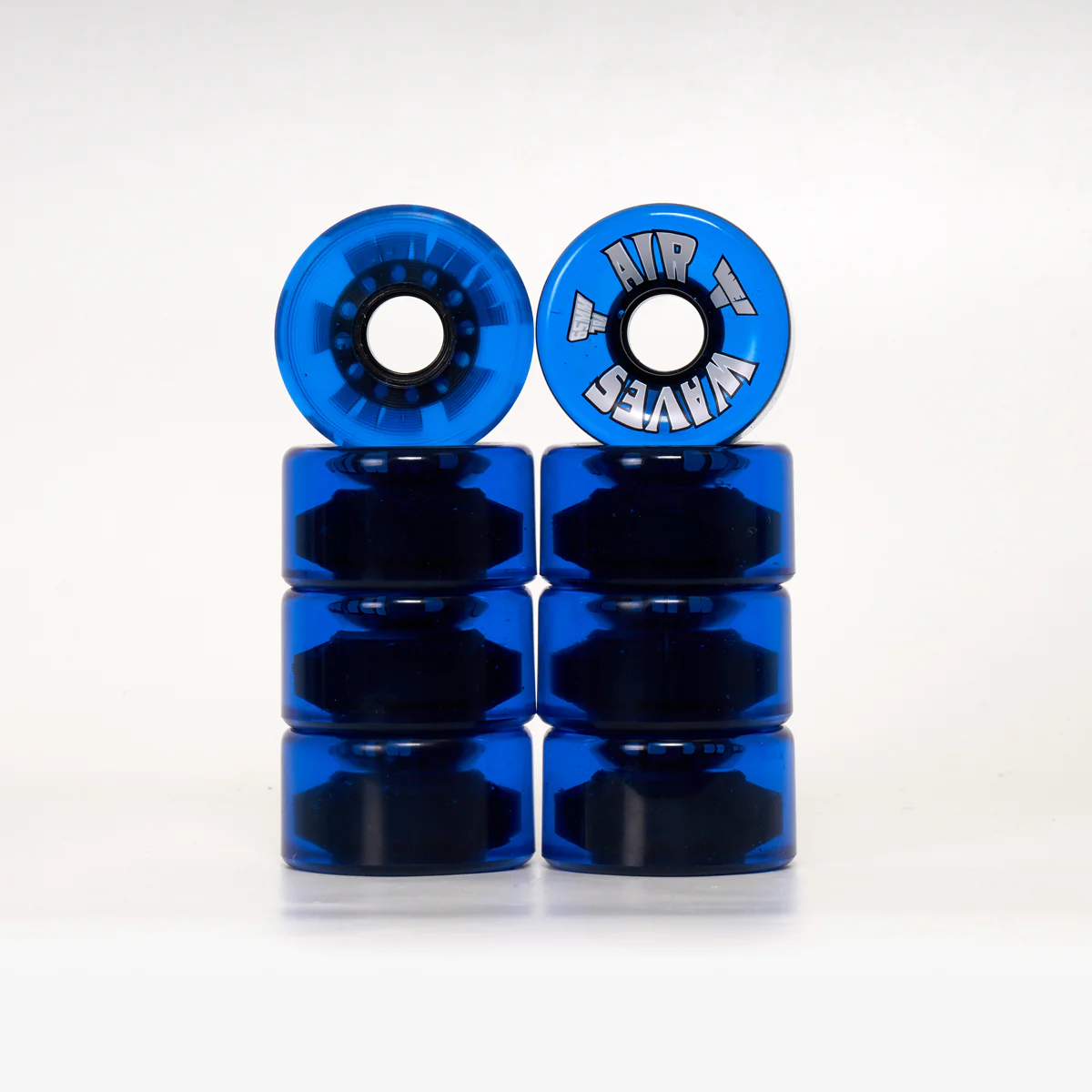 Airwaves 65mm/78a Wheels - Clear Blue - Image 4