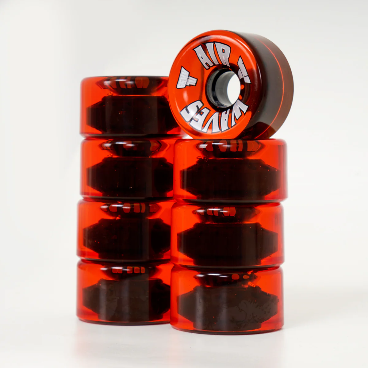Airwaves 65mm/78a Wheels - Clear Orange - Image 3