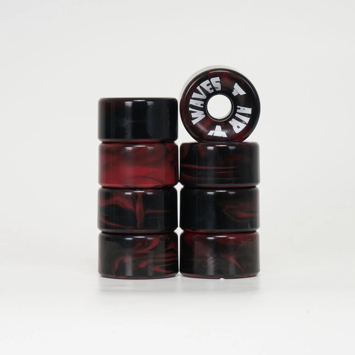 Airwaves - Black & Red Swirl