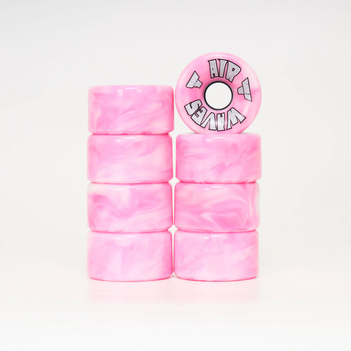 Airwaves - Pink & White Swirl
