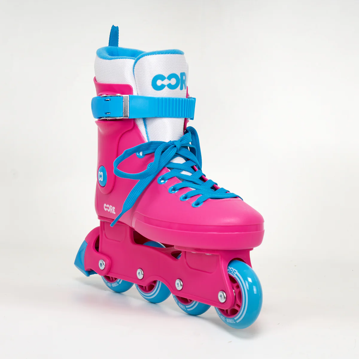CORE Retro Inline Adjustable Skates - Kids (Pink) - Image 2