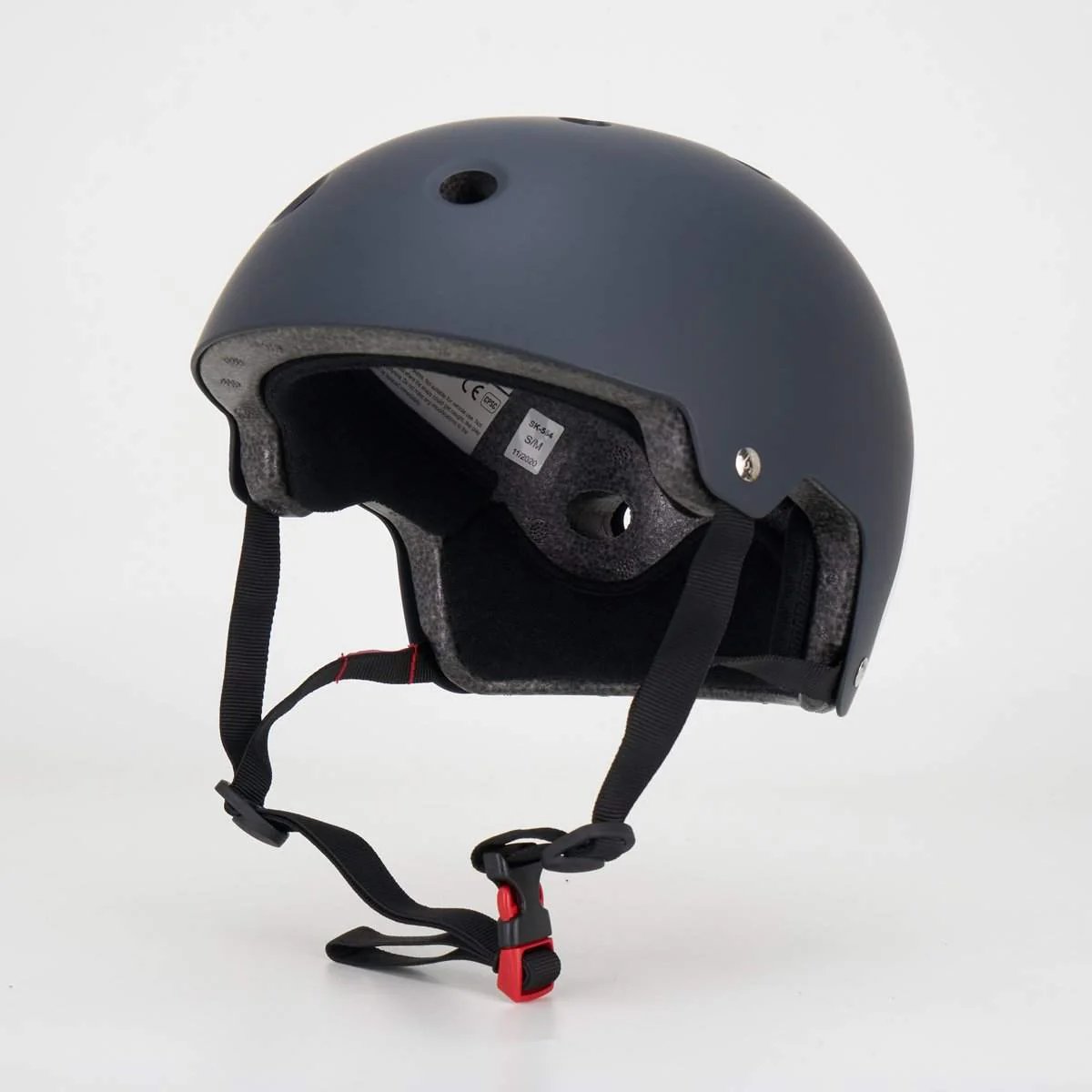 CORE Street Helmet – Black with White Decal - Image 2