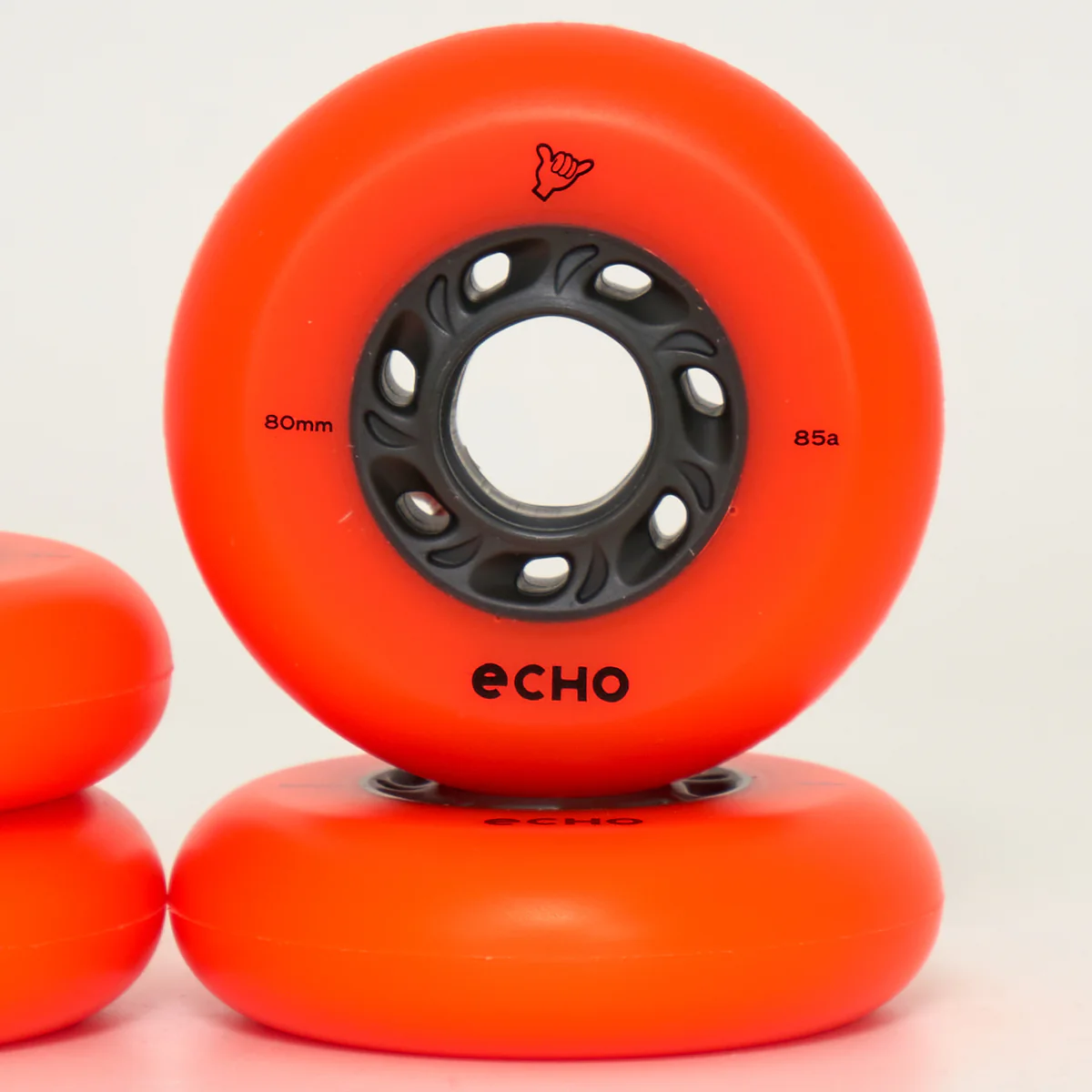 Echo Drift 80mm Wheels - Orange (4-Set) - Image 4
