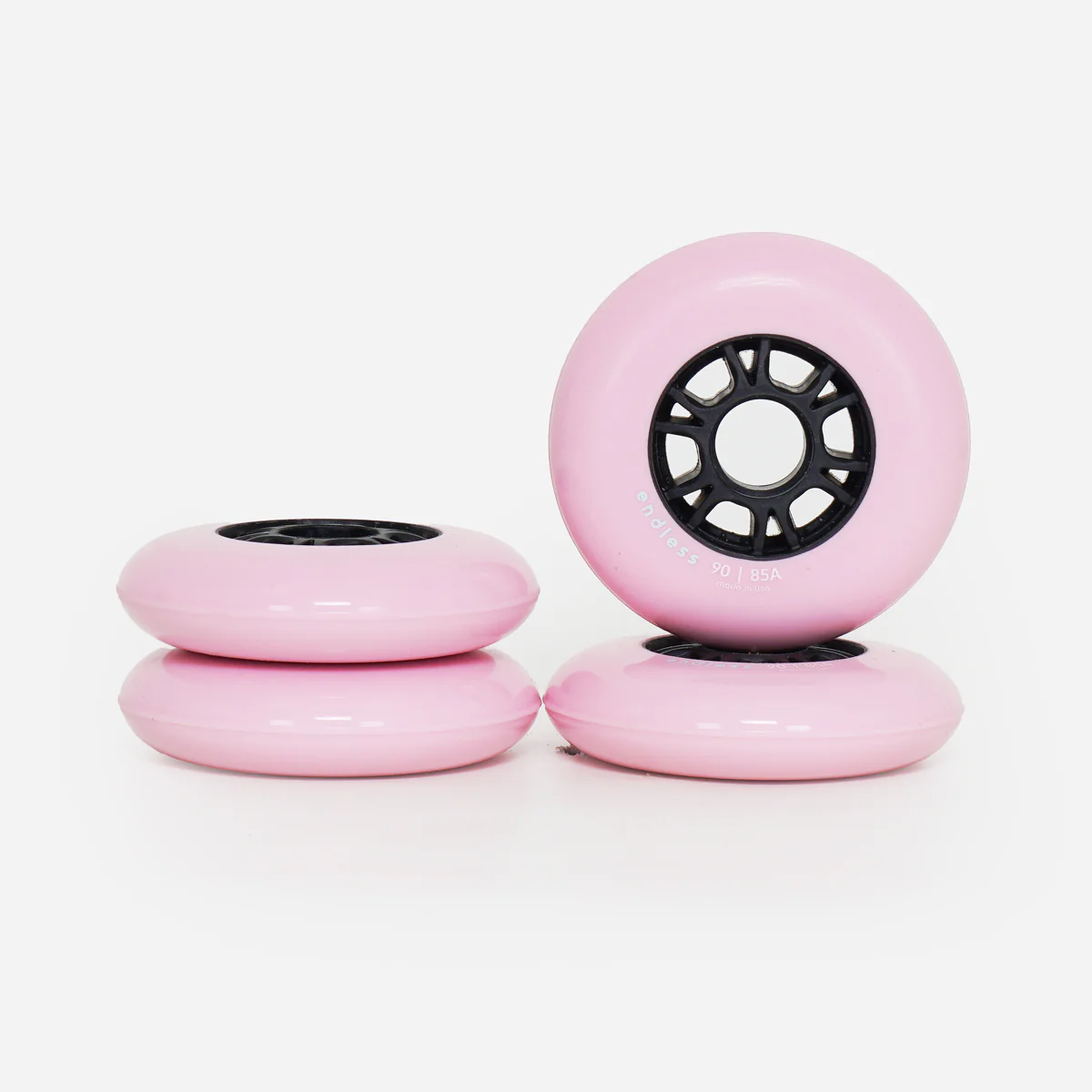 Endless 90mm / 85a Wheels - Soft Pink - Image 2