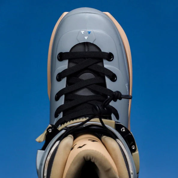 Faction Plastiks V1 Grey Skates – Boot Only - Image 3