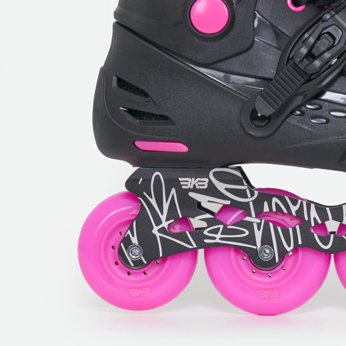 BKB Hero Inline Skates - Pink/Black - Image 4