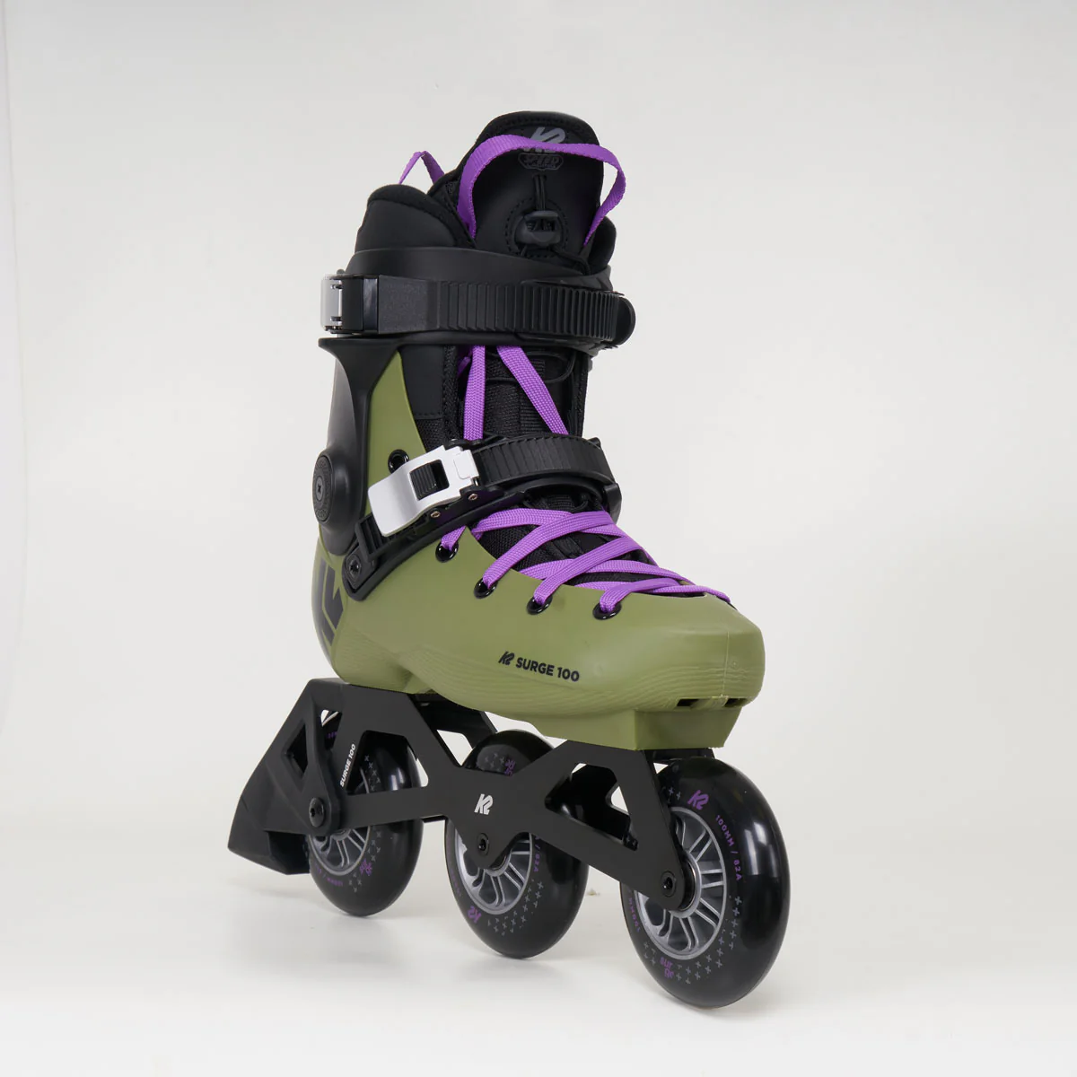 K2 Surge 100 Inline 3-Wheel Skates - Unisex - Image 2