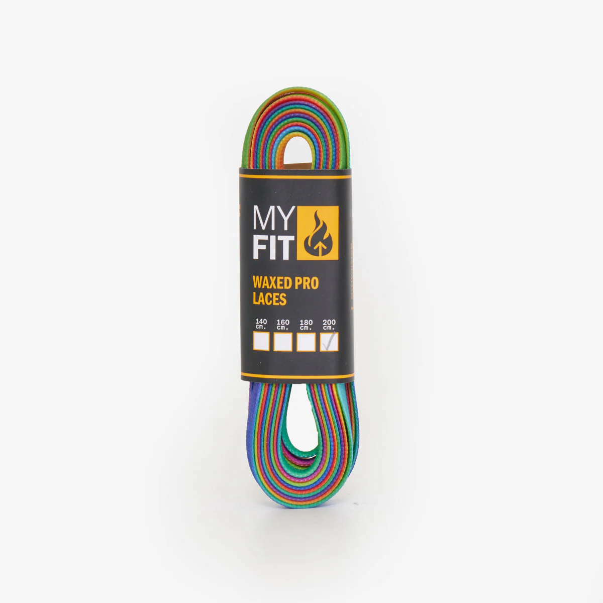 Myfit Waxed Pro Laces - Rainbow