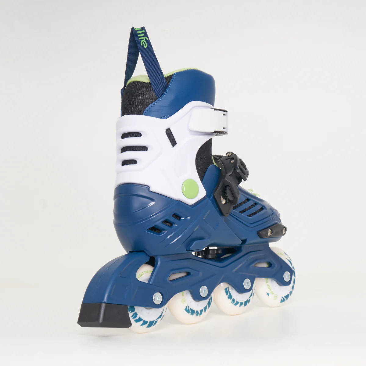 Playlife Khaan Adjustable Kids Skates - Deep Blue - Image 3