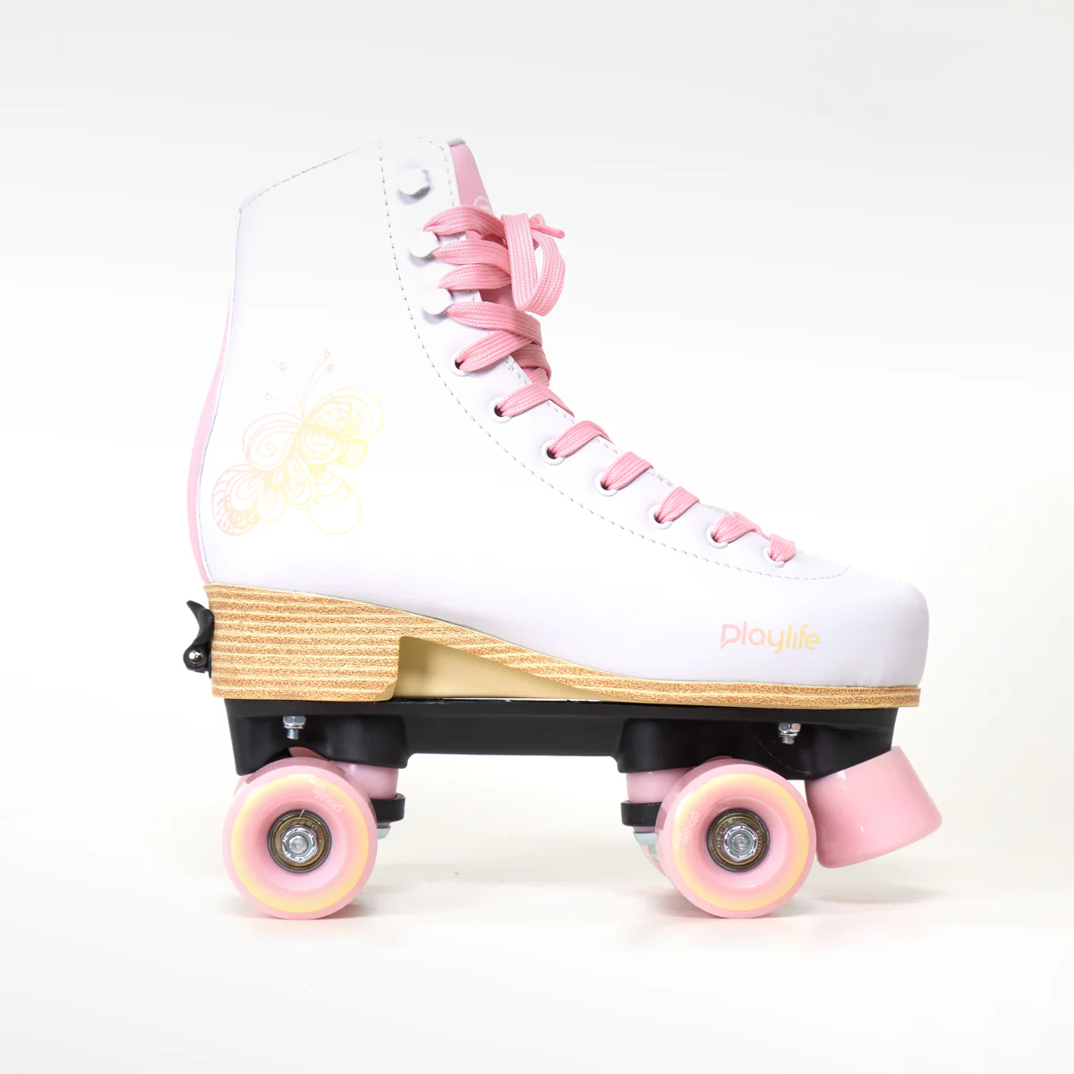 Playlife Kids Classic Adjustable Skates - Pale Rose - Image 3