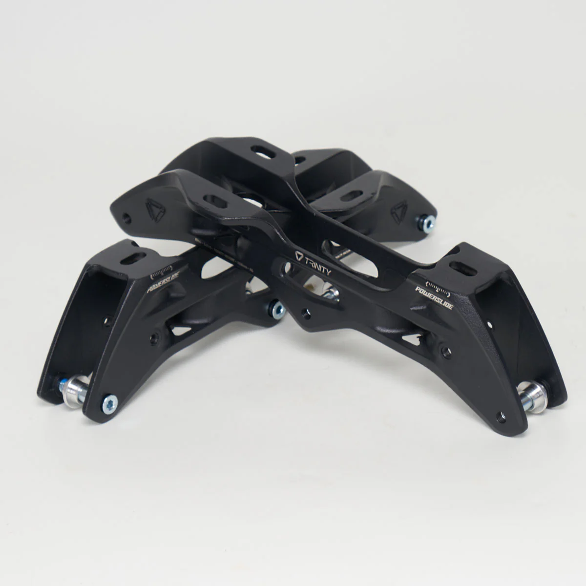 Powerslide Elite Casted Frame, Trinity Mount, 3x110, 243mm Length, Black - Image 2