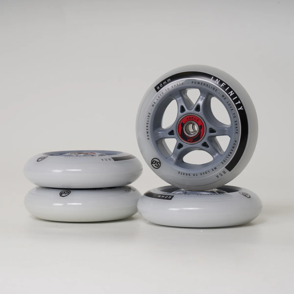 Powerslide Infinity 90mm Wheels w/Wicked Bearing - 4 Set - Image 2