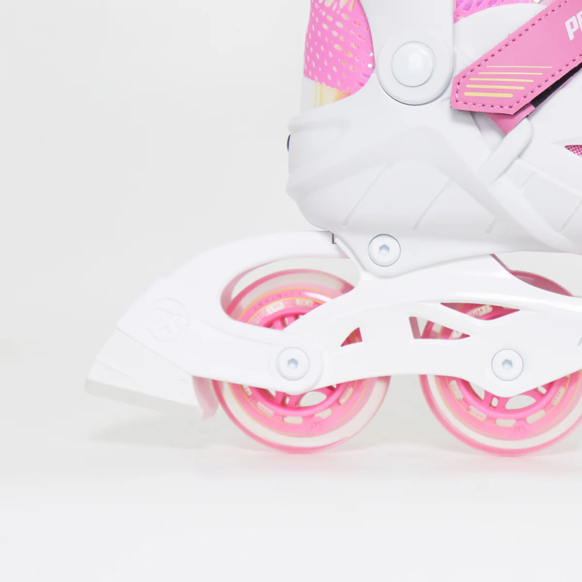 Powerslide Universe II Adjustable Kids Skates - Pink/White - Image 4
