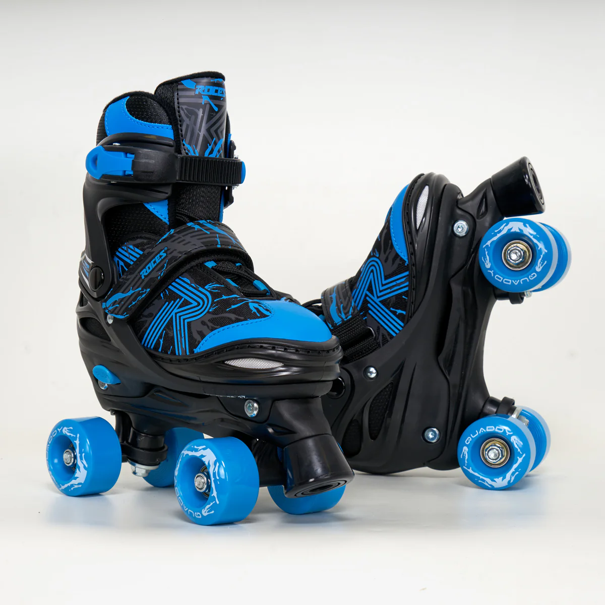 Roces "Quaddy" - Kids Blue Adjustable Roller Skates