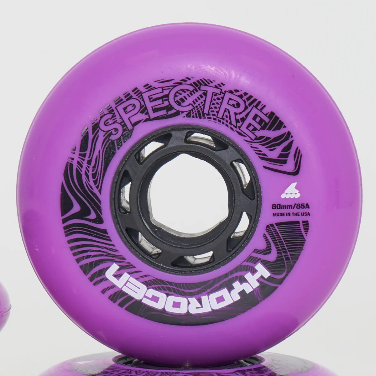 Rollerblade Hydrogen Spectre Wheels 80mm - Dark Fuschia - Image 4