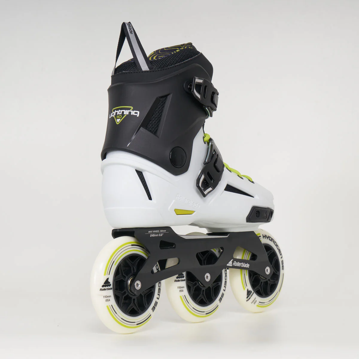 Rollerblade Lightning 110 Inline Skates - Unisex - White - Image 3