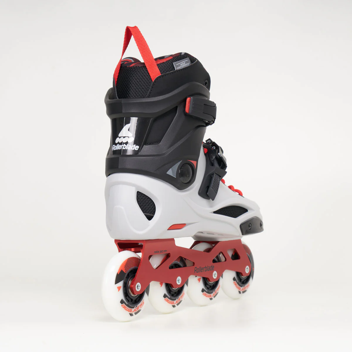 Rollerblade RB PRO X Inline Skates - Grey / Warm Red - Image 3