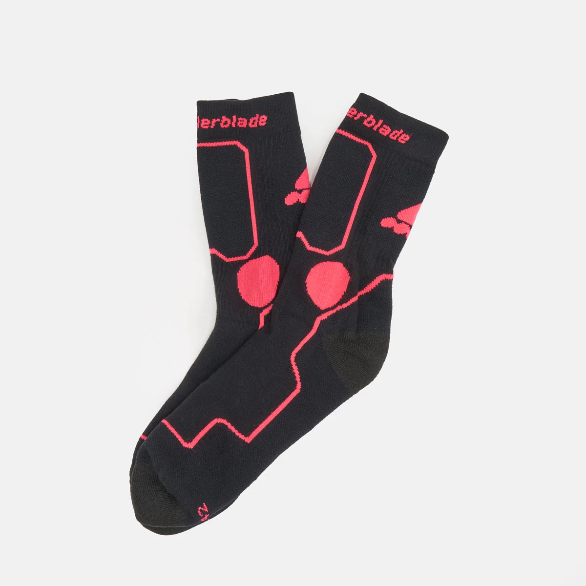 Rollerblade Skating Socks - Black / Salmon - Image 3