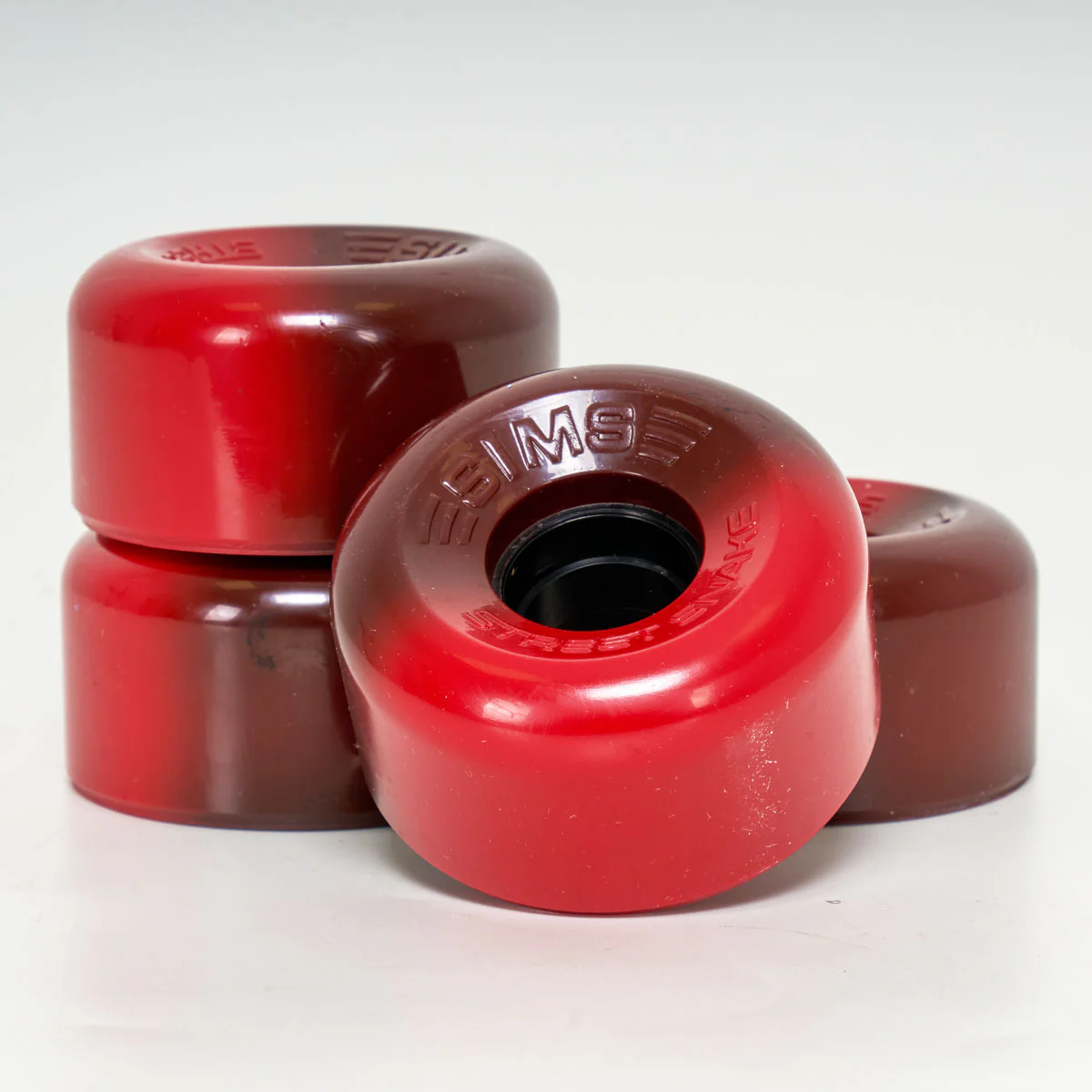 Sims Street Snakes 62mm/78a Wheels - Red/Black - Image 4