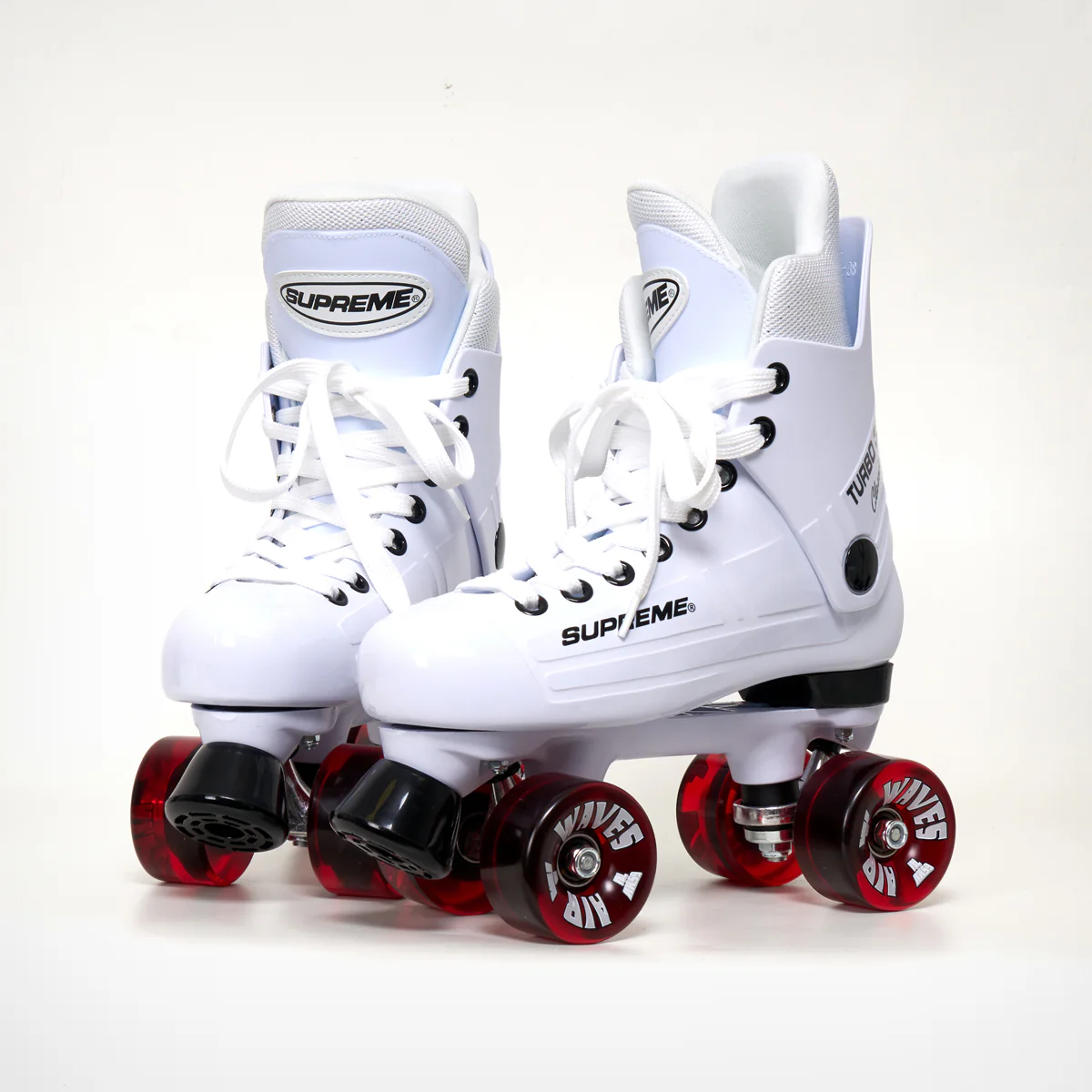 Supreme Turbo 33 Roller Skates + AIRWAVES Wheels | WHITE - Image 6