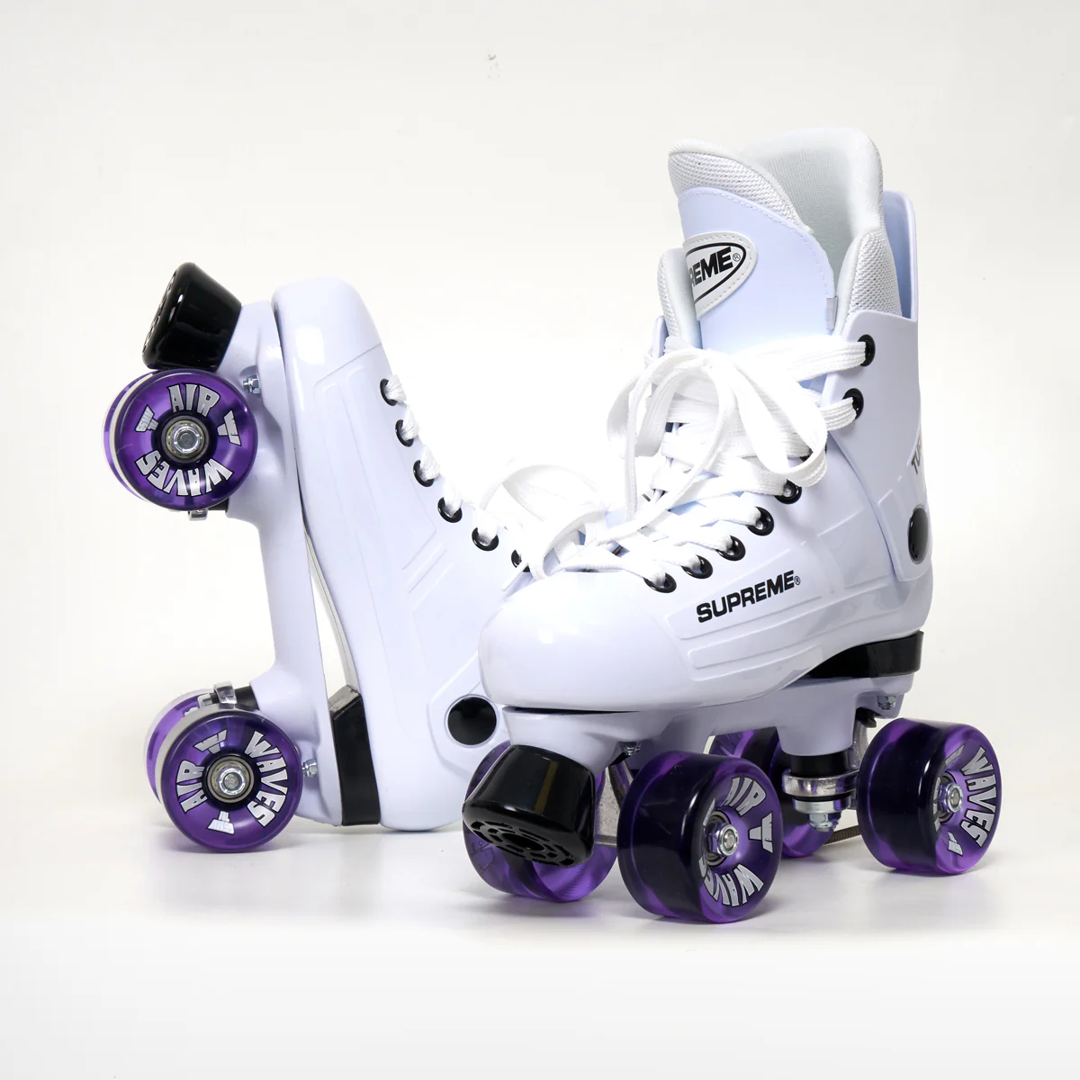 Supreme Turbo 33 Roller Skates + AIRWAVES Wheels | WHITE - Image 7