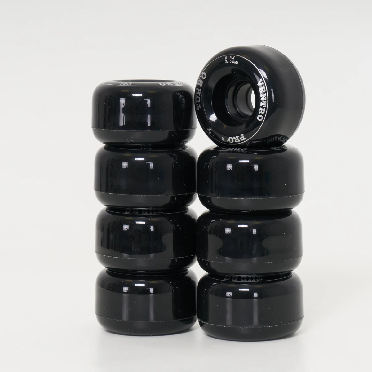 Ventro Pro Roller Skate Wheels - Black (8-Set) - Image 4